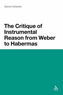 Cover The Critique of Instrumental Reason from Weber to Habermas