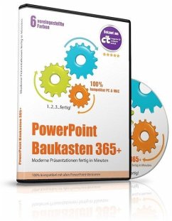 Cover PowerPoint Baukasten 365+ (2023) - Präsentationen fertig in Minuten, DVD-ROM