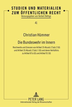 Die Bundeswehr im Innern - Hümmer, Christian