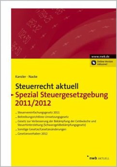 Cover Steuerrecht aktuell Spezial Steuergesetzgebung 2011/2012