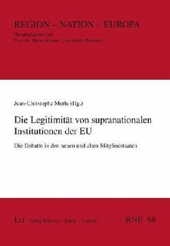 Cover Die Legitimität von supranationalen Institutionen der EU