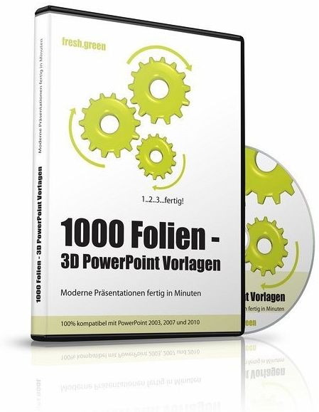 1000 Folien, 3D PowerPoint Vorlagen, Farbe: fresh.green (2017), 1 CD-ROM 1000 Folien, 3D PowerPoint Vorlagen, Farbe: fresh.green (2017), 1 CD-ROM