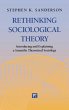 Rethinking Sociological Theory - Bild 1
