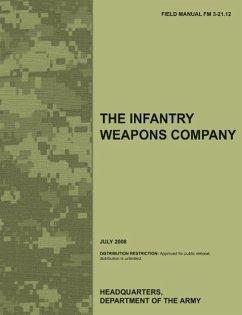 The Infantry Weapons Company - Army Training Doctrine and Command; Us Army Infantry School; U. S. Department Of The Army