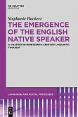 The Emergence of the English Native Speaker