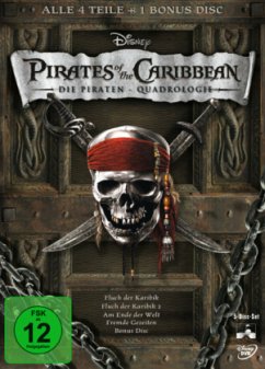 Pirates of the Caribbean 1-4 DVD-Box