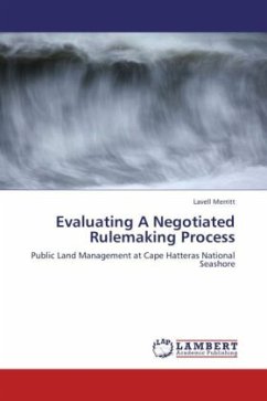 Cover Evaluating A Negotiated Rulemaking Process