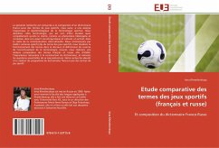 Etude comparative des termes des jeux sportifs (français et russe) - Khmelevskaya, Inna