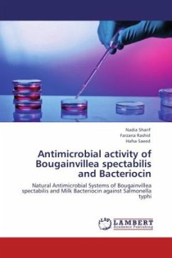 Antimicrobial activity of Bougainvillea spectabilis and Bacteriocin - Sharif, Nadia;Rashid, Farzana;Saeed, Hafsa