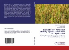 Evaluation of herbicidal efficacy against weed flora in Oryza sativa