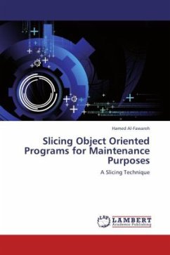 Slicing Object Oriented Programs for Maintenance Purposes