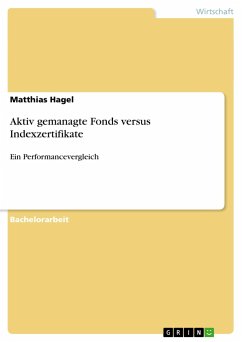 Aktiv gemanagte Fonds versus Indexzertifikate - Hagel, Matthias