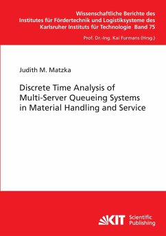 Discrete Time Analysis of Multi-Server Queueing Systems in Material Handling and Service