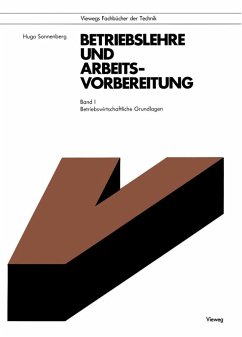 Betriebslehre und Arbeitsvorbereitung - Sonnenberg, Hugo
