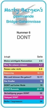 DONT / Marty Bergen's gewinnende Bridge-Geheimnisse Nr.6 DONT / Marty Bergen's gewinnende Bridge-Geheimnisse Nr.6