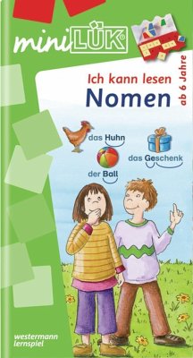 Cover miniLÜK. Nomen: Ich kann lesen