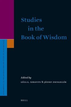 Studies in the Book of Wisdom (Supplements to the Journal for the Study of Judaism, Band 142)