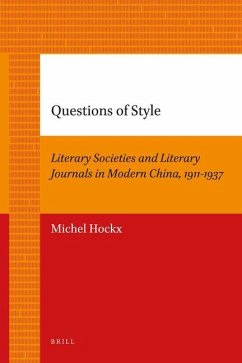 Questions of Style - Hockx, Michel