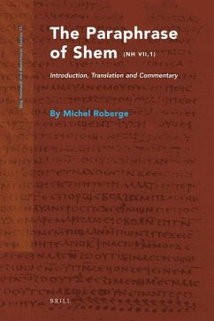 The Paraphrase of Shem (NH Vii,1) - Roberge, Michel