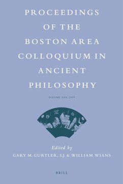 Proceedings of the Boston Area Colloquium in Ancient Philosophy