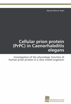 Cellular prion protein (PrPC) in Caenorhabditis elegans - Stahl, Marcel Werner