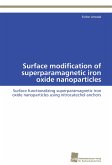 Surface modification of superparamagnetic iron oxide nanoparticles
