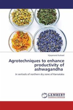 Agrotechniques to enhance productivity of ashwagandha