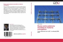 Rusia como potencia mundial en materia energética