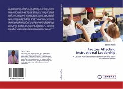 Factors Affecting Instructional Leadership - Degefu, Beyene