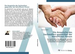 Die Ansprüche des Sachwalters gegenüber der betroffenen Person