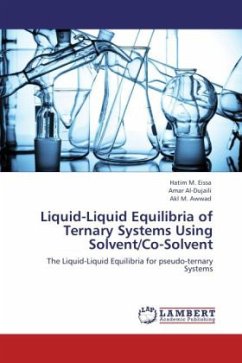Liquid-Liquid Equilibria of Ternary Systems Using Solvent/Co-Solvent