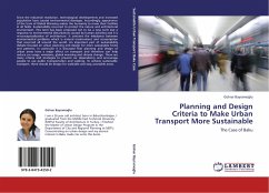 Planning and Design Criteria to Make Urban Transport More Sustainable - Bayramo lu, Gülnar
