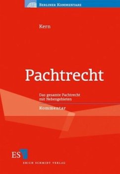 Pachtrecht, Kommentar - Kern, Christoph