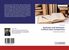 Kashmiri and Kohistani A Word Class Comparison - Ganai, Parvaiz