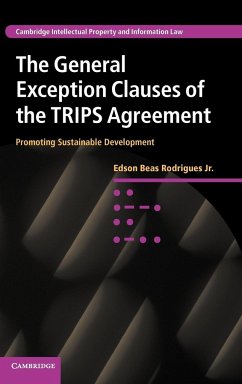 The General Exception Clauses of the TRIPS Agreement - Beas Rodrigues, Jr Edson