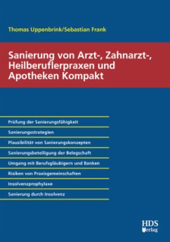 Cover Sanierung von Arzt-, Zahnarzt-, Heilberuflerpraxen und Apotheken Kompakt