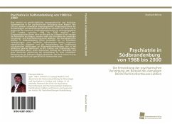 Psychiatrie in Südbrandenburg von 1988 bis 2000 - Böhme, Eberhard