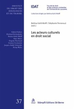 Cover Les acteurs culturels en droit social