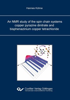 An NMR study of the spin chain systems copper pyrazine dinitrate and bisphenazinium copper tetrachloride