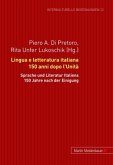 Lingua e letteratura italiana 150 anni dopo l'Unità Lingua e letteratura italiana 150 anni dopo l'Unità