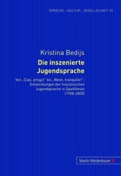Cover Die inszenierte Jugendsprache