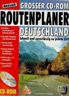 Großer CD-ROM Routenplaner Deutschland, 1 CD-ROM