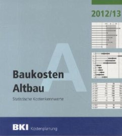 Cover BKI Baukosten Altbau 2012/2013