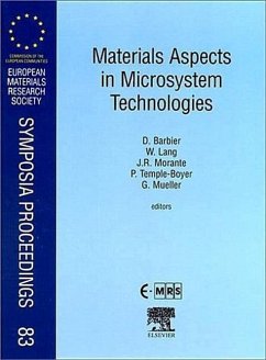 Materials Aspects in Microsystem Technologies - Barbier, D. / Lang, W. / Morante, J.R. / Temple-Boyer, P. / Mueller, G. (eds.)