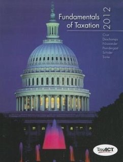 Fundamentals of Taxation 2012 Edition with Taxation Softwarefundamentals of Taxation 2012 Edition with Taxation Software - Cruz, Ana; DesChamps, Mike; Niswander, Frederick