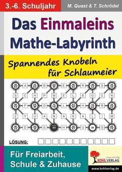 Das 1x1-Mathe-Labyrinth - Quast, Moritz;Schrödel, Tim