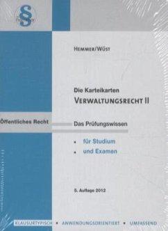 Verwaltungsrecht - Hemmer, Karl-Edmund; Wüst, Achim
