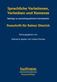 Sprachliche Variationen, Varietäten und Kontexte Sprachliche Variationen, Varietäten und Kontexte