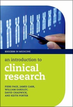 An Introduction to Clinical Research - Page, Piers; Eardley, William; Carr, James; Chadwick, David; Porter, Keith