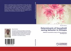 Determinants of household saving behavior in Ethiopia